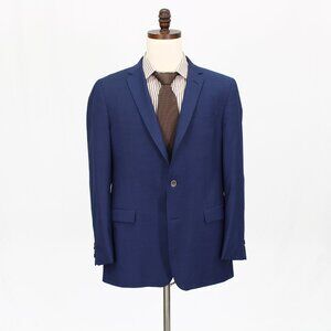 Men's Navy Blue Sport Coat Blazer - Classic Tailored Styling